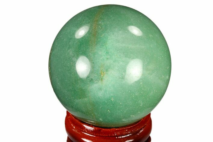 Polished Green Aventurine Sphere - China #116012